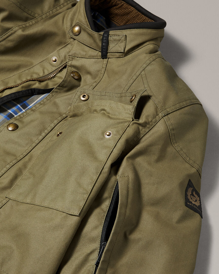 Belstaff Waymaster Giacca tessile moto oliva M Figura 2