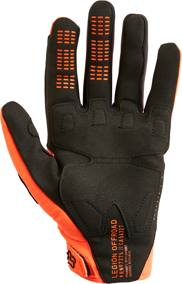 FOX Legion Thermo CE Motocross Handskar Apelsin S Figur 2