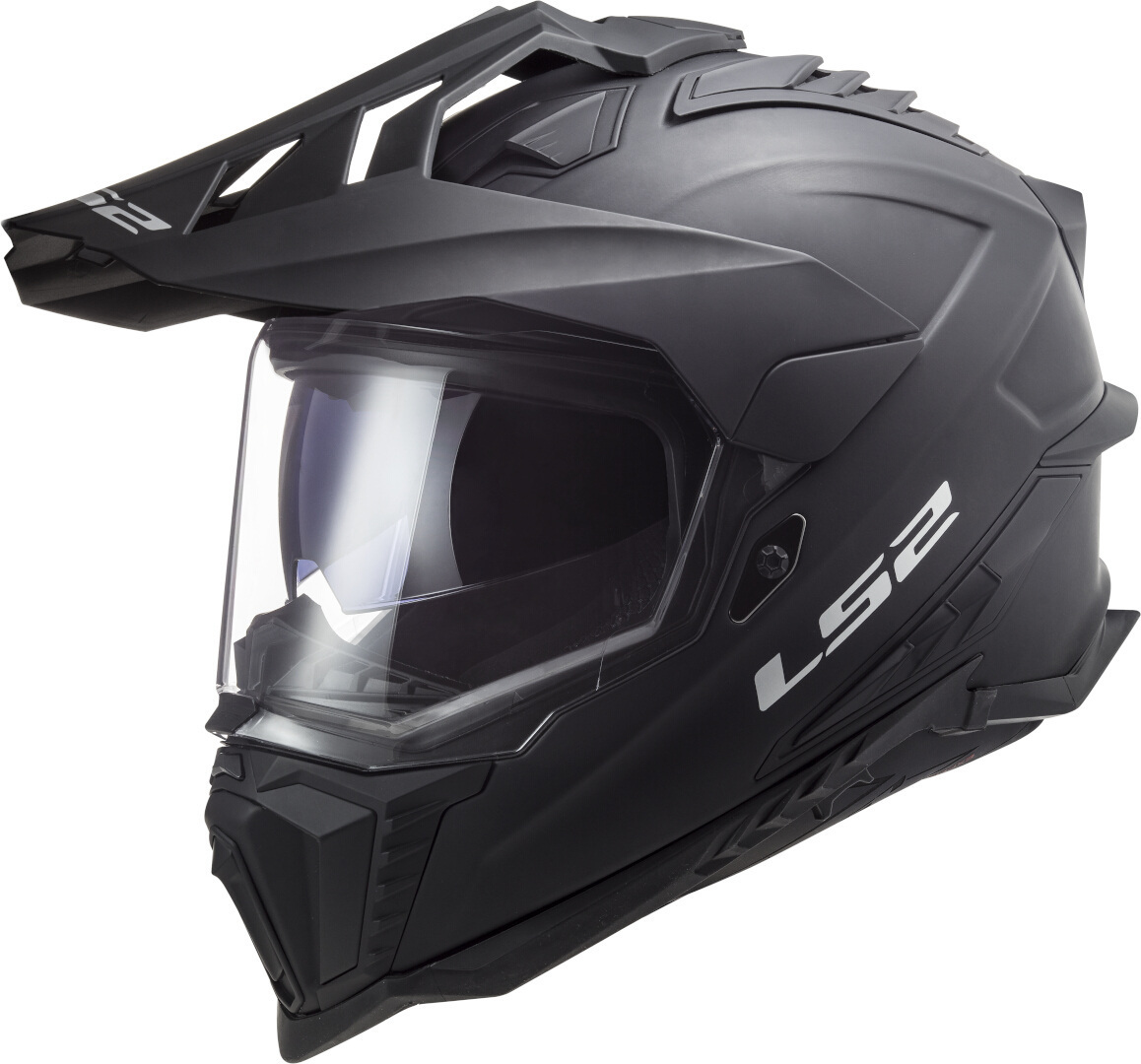 LS2 MX701 Explorer Solid Casque de motocross Noir mat M (57/58) Figure 1