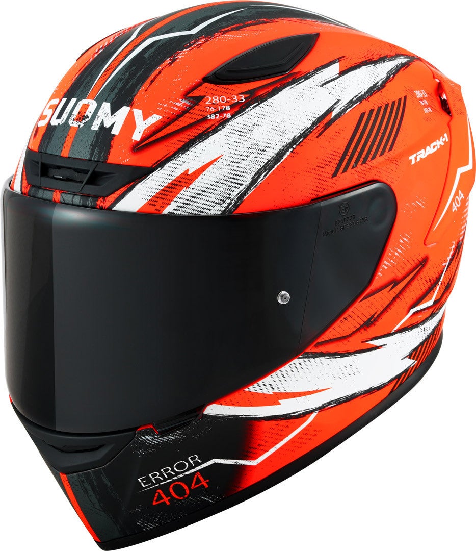 Suomy Track-1 404 Casque Orange/Noir M (57/58) Figure 1