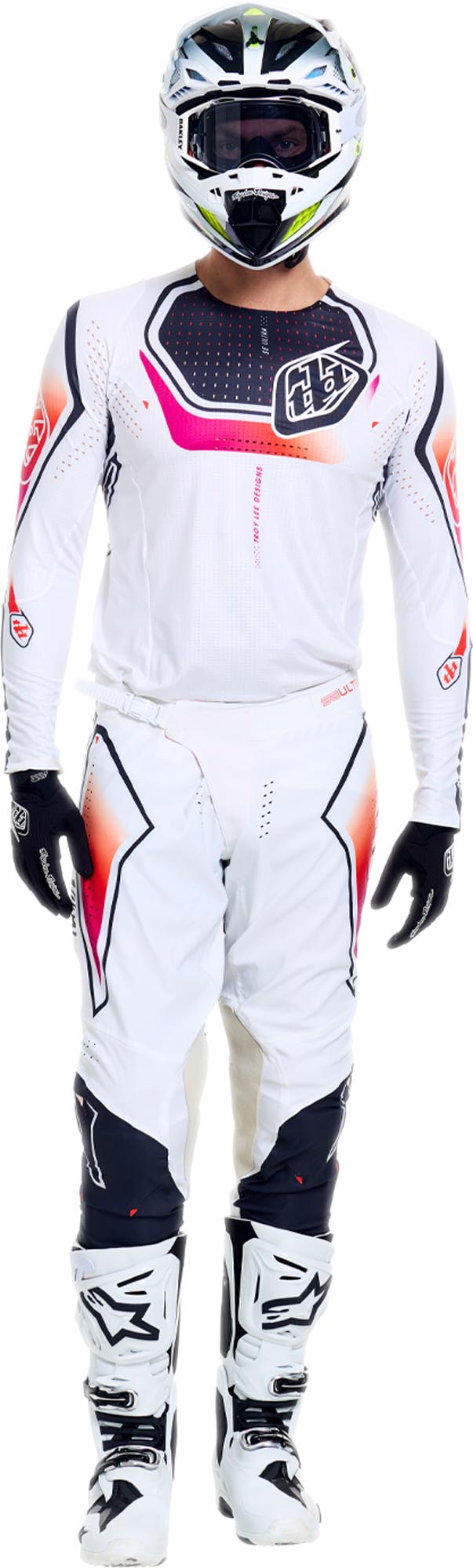 Troy Lee Designs SE Ultra Proton Motocross Pants white 38 Figure 14