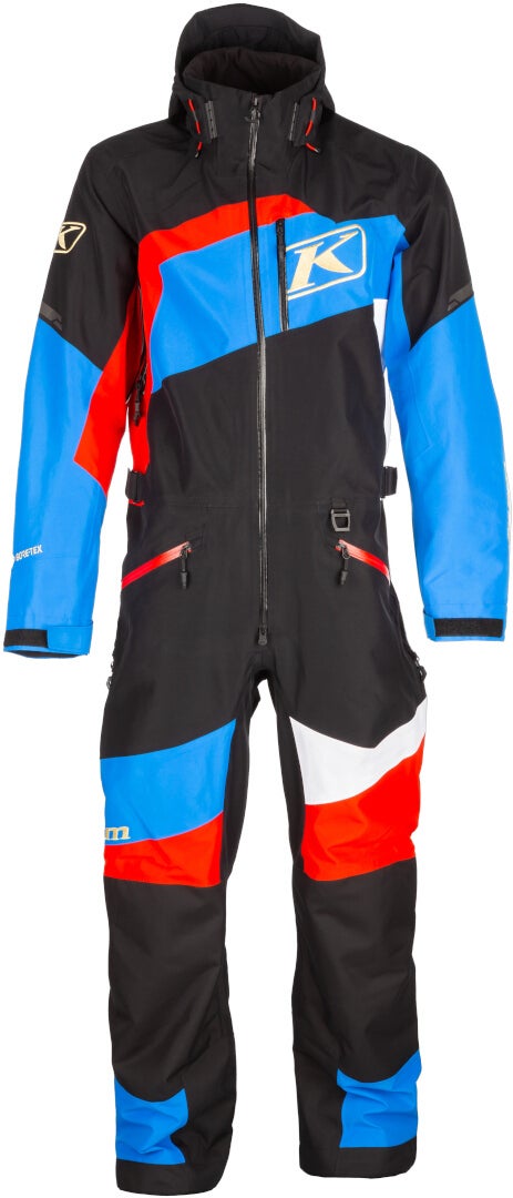 Klim Ripsa 2023 One Piece Snowmobile Suit black/white/red/blue XL Figure 3