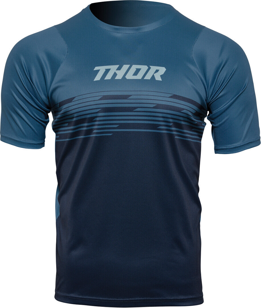 Thor Assist Shiver Bicycle Jersey light blue/dark blue M Figure 1