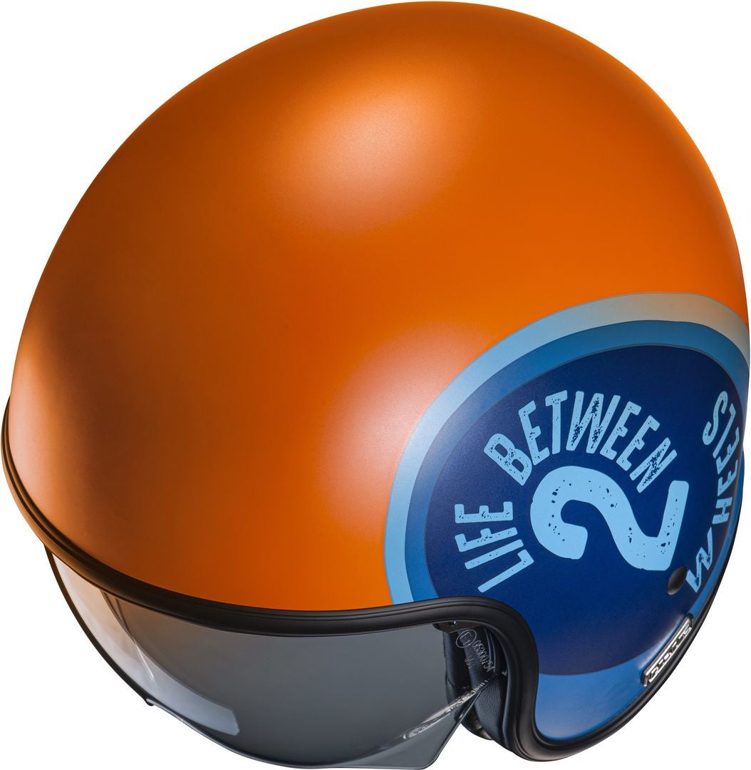 HJC V30 Harvey Jet hjelm orange/blå XL (60/61) Figur 3
