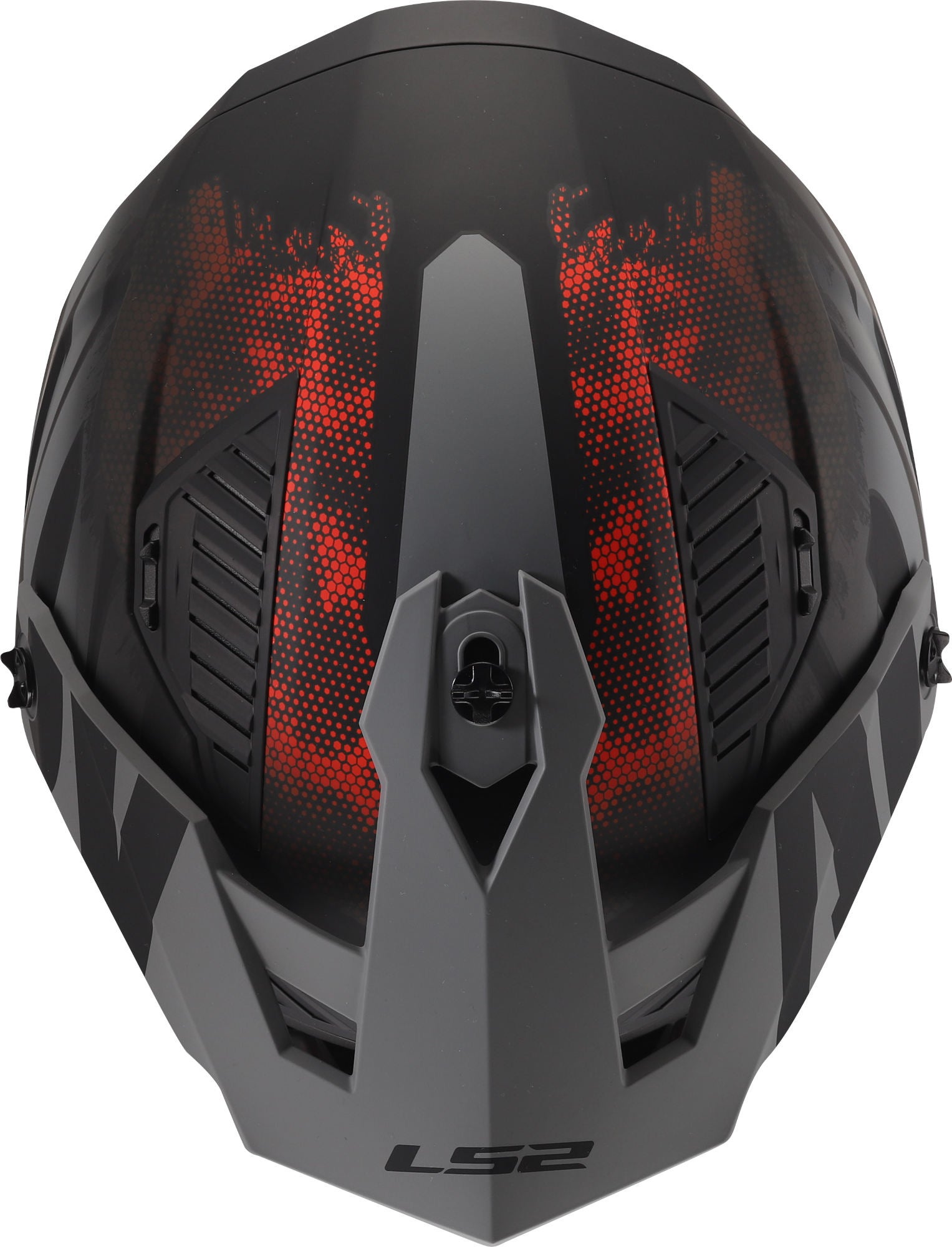 LS2 OF606 Drifter Gas Capacete cinza/vermelho XL (61/62) Figura 12