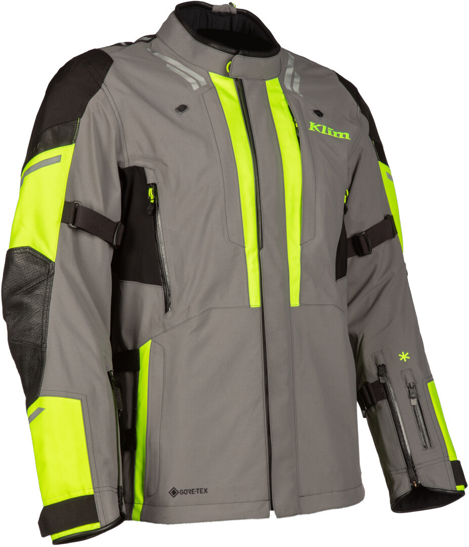 Klim Latitude 2023 Motorcycle Textile Jacket grey/yellow 4XL Figure 3