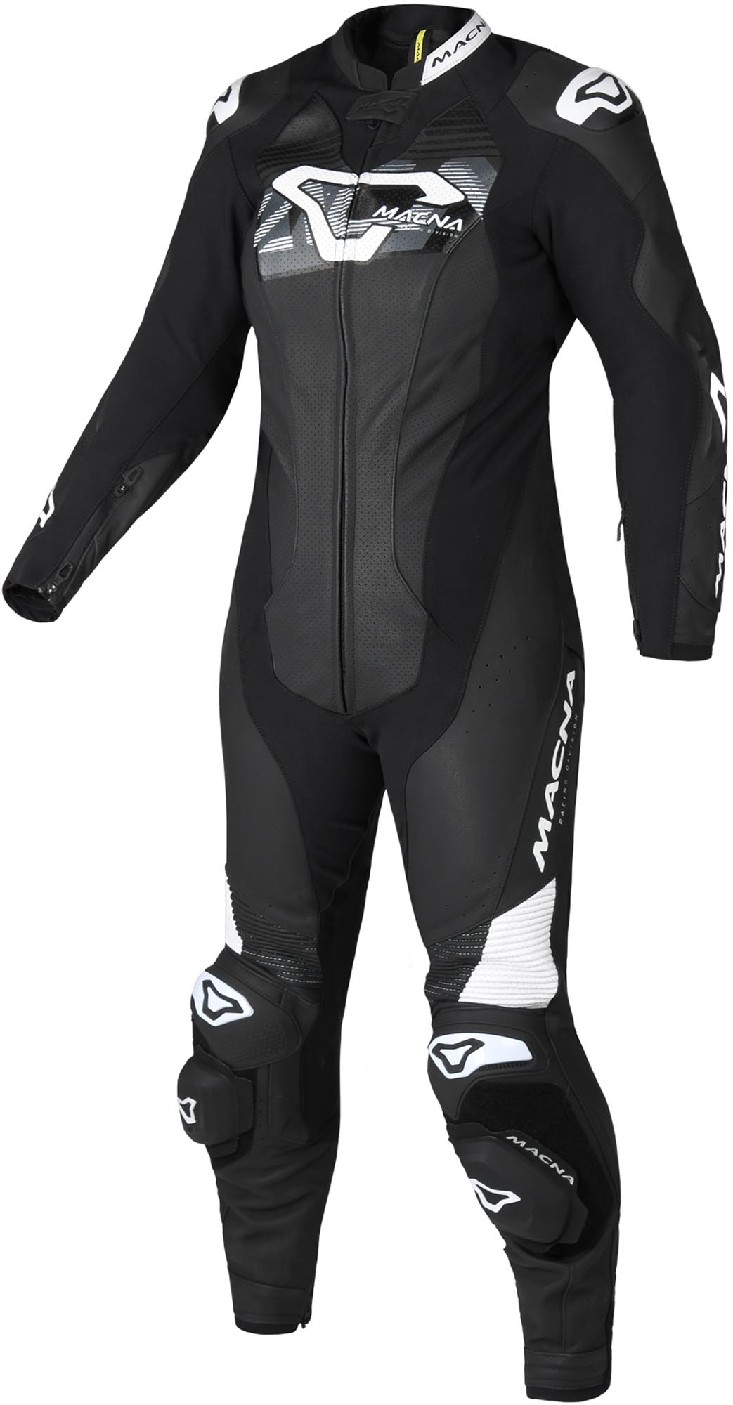 Macna Blitz One Piece Ladies Motorcycle Leather Suit black/white 40 Figure 1