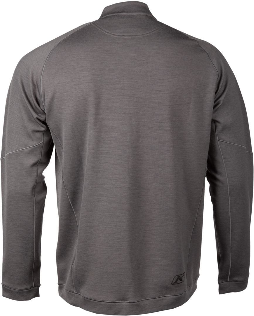 Klim Teton Merino 1/4 Zip Functioneel shirt grijs L Figuur 4