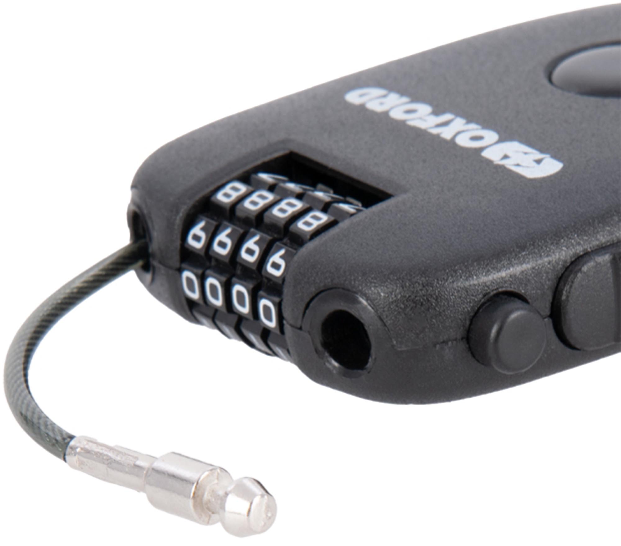 Oxford Retra 120cm Combination Lock with retractable Cable Figure 3
