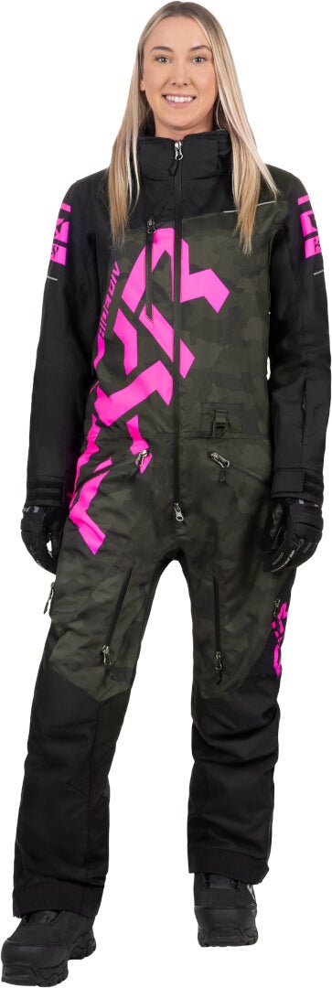 FXR CX Lite Camouflage Senhoras One Piece Snowmobile Terno Artigo principal Figura 1