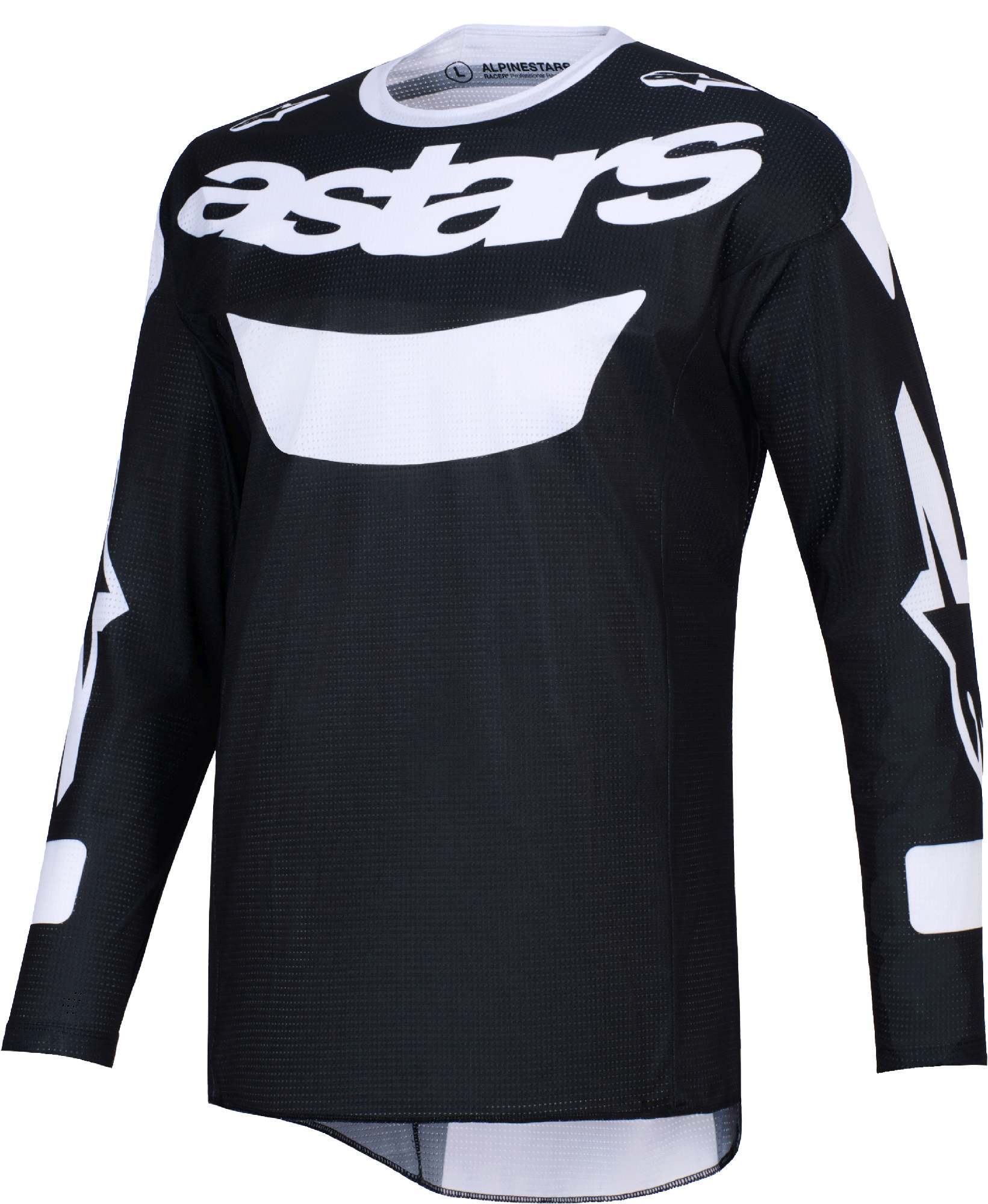 Alpinestars Racer Air Riway 越野摩托车球衣 黑/白 L 图1