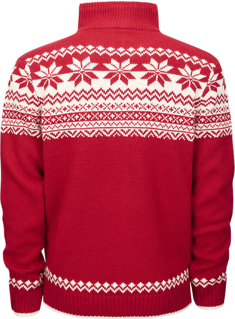 Brandit Troyer Norweger Pullover rood/wit XL Figuur 2