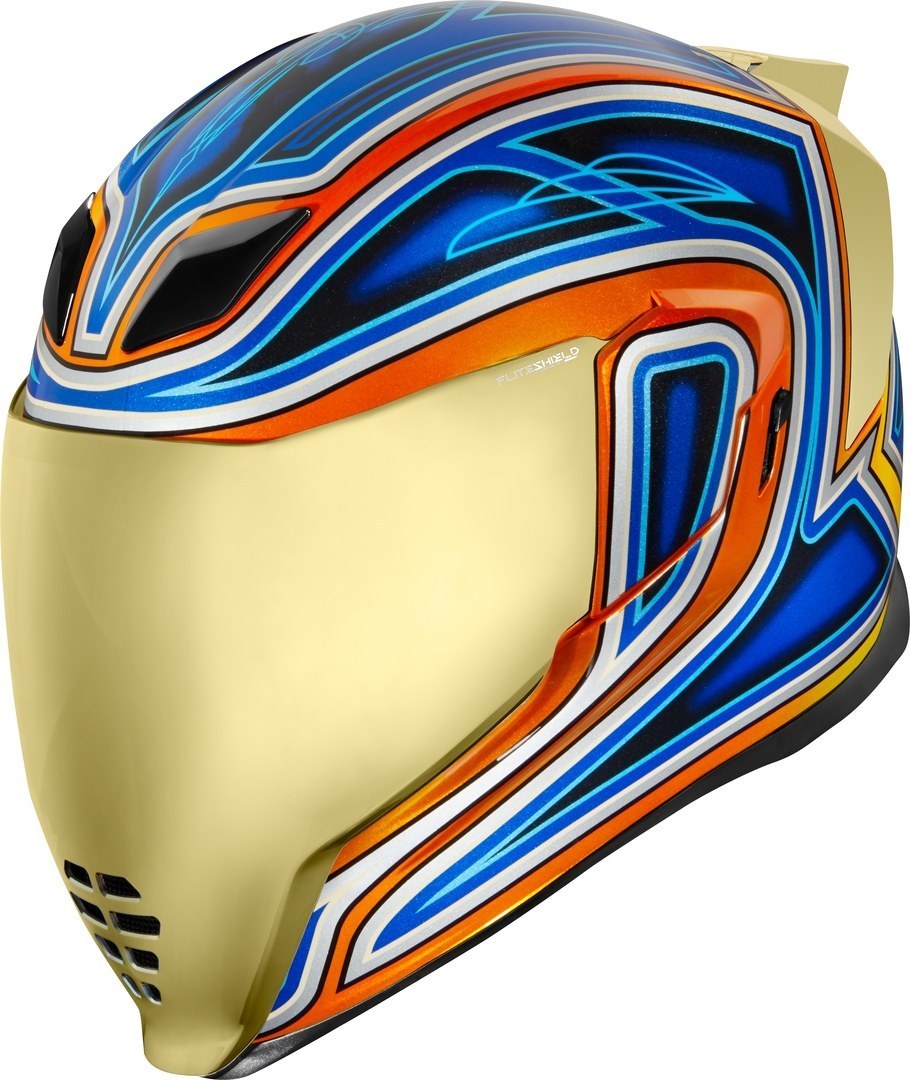Icon Airflite El Centro Casco blu/arancione S (55/56) Figura 2