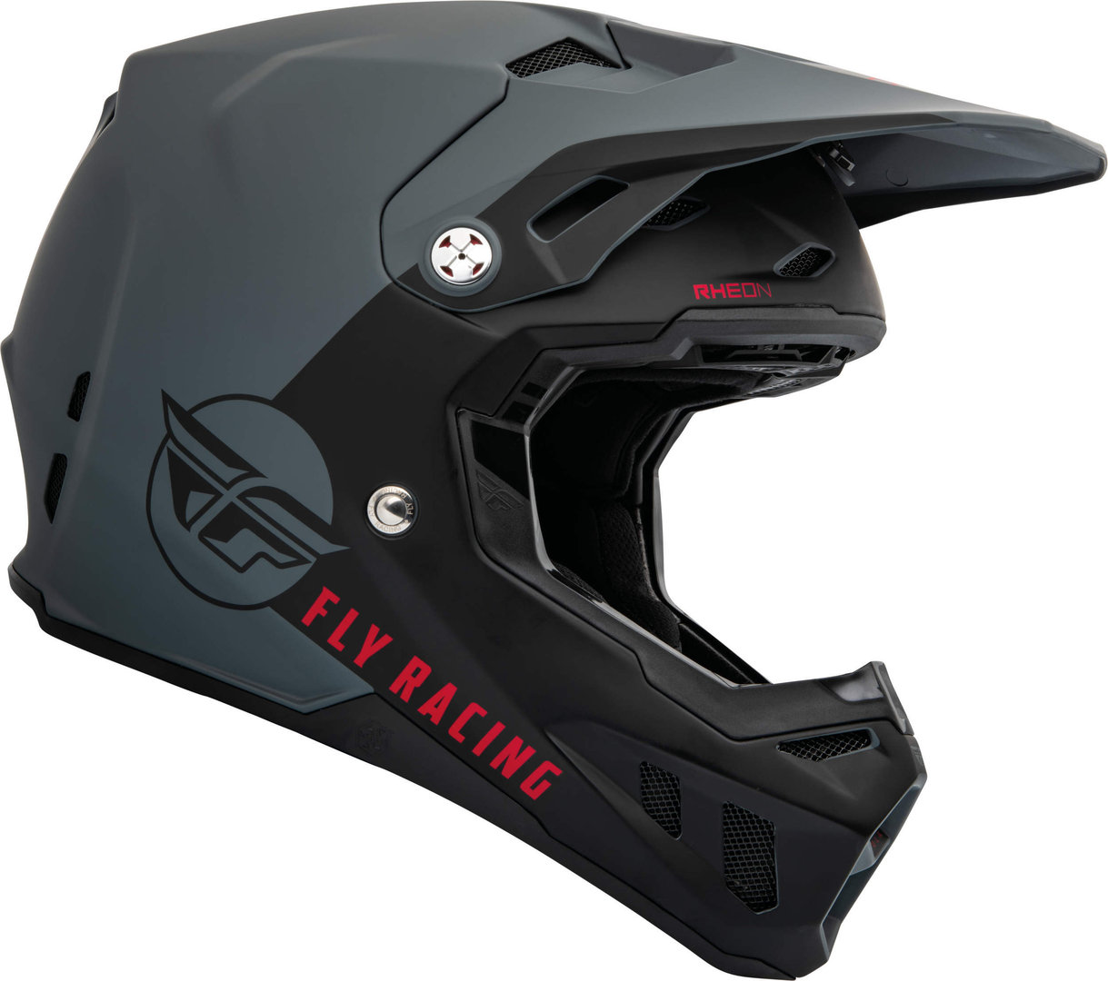 Fly Racing Formula CC Centrum Capacete de Motocross preto fosco/cinza S (56) Figura 1