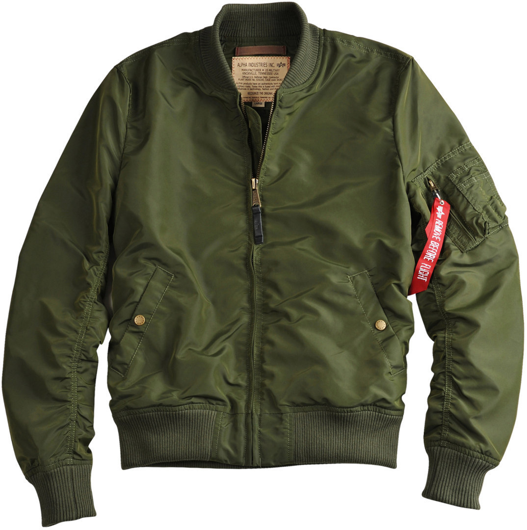 Alpha Industries MA-1 TT Giacca Verde scuro L Figura 1