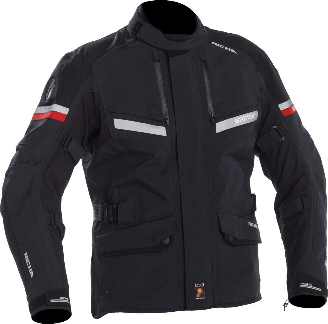 Richa Atlantic Gore-Tex waterproof Motorcycle Textile Jacket black M Figure 1