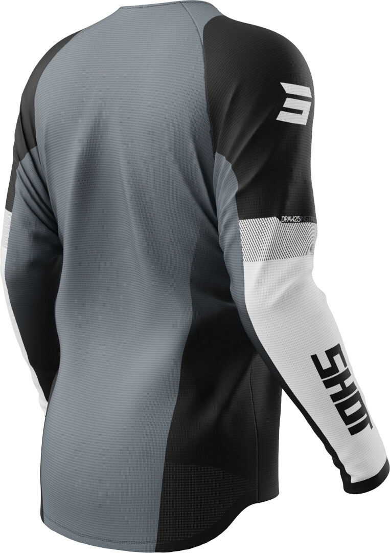 Shot Draw Instinct Motocross trøje sort/grå 4XL Figur 2