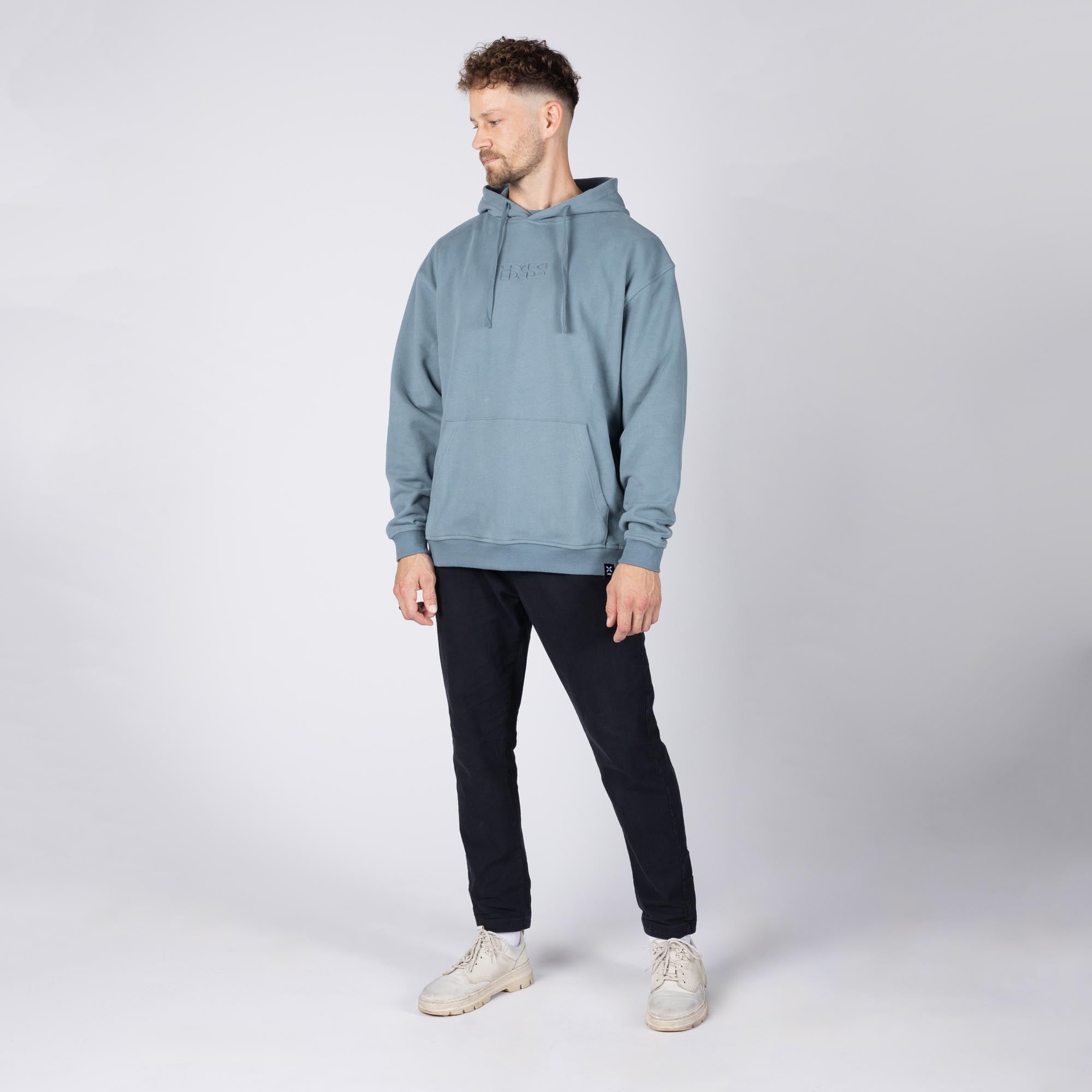 IXS Brand 1.0 Sweat à capuche bleu/gris L Figure 4