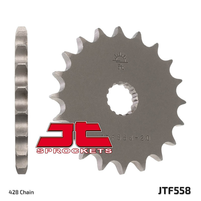 JT-DRIVHJUL Standard stålkedjehjul 558 - 428 Figur 2