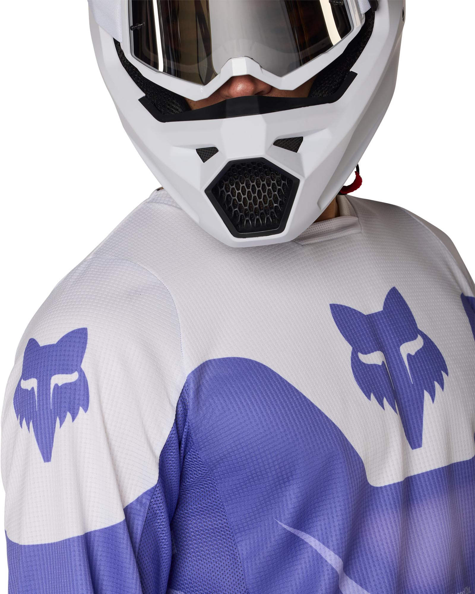 FOX 180 Noble Motocross Jersey lila/weiß M Abbildung 7