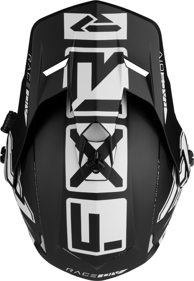 FXR Clutch X Evo Snowmobil Helm schwarz matt/weiß M (57/58) Abbildung 2