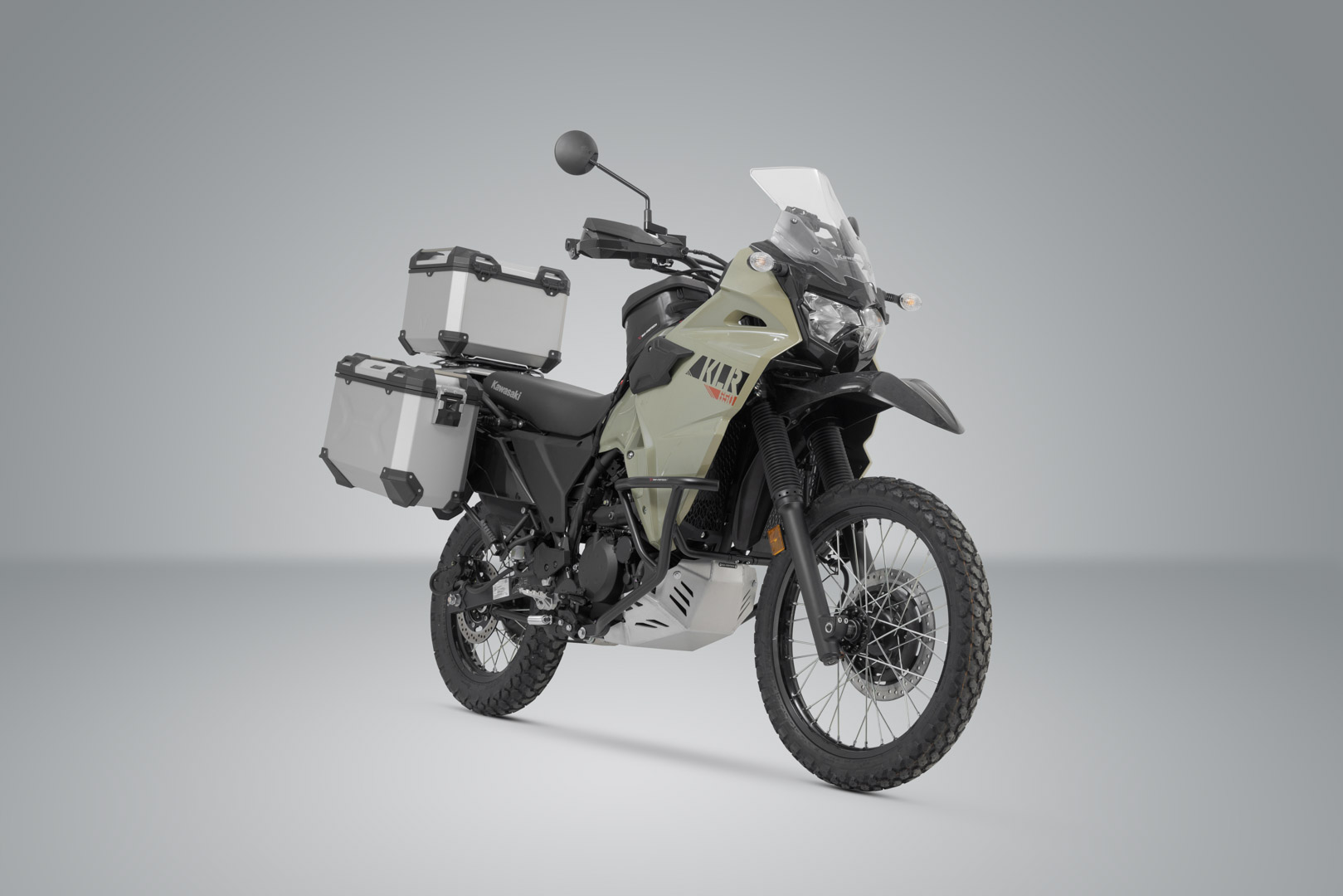Setul de aventură SW-Motech TRAX ADV - Argint. Kawasaki KLR 650 (22-). Figura 2