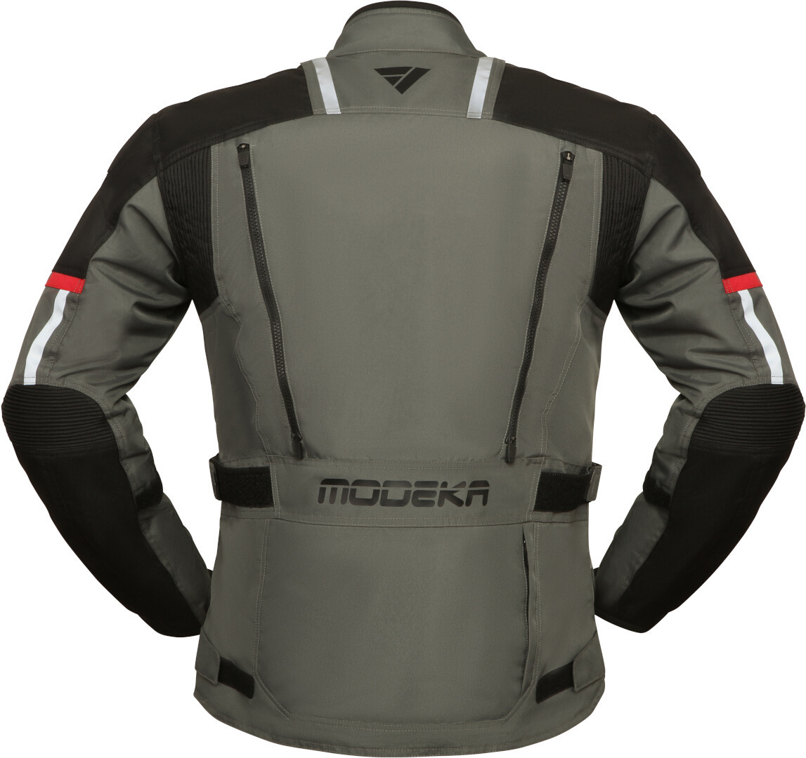 Modeka Raegis Motorcycle Textile Jacket grey/black L Figure 2