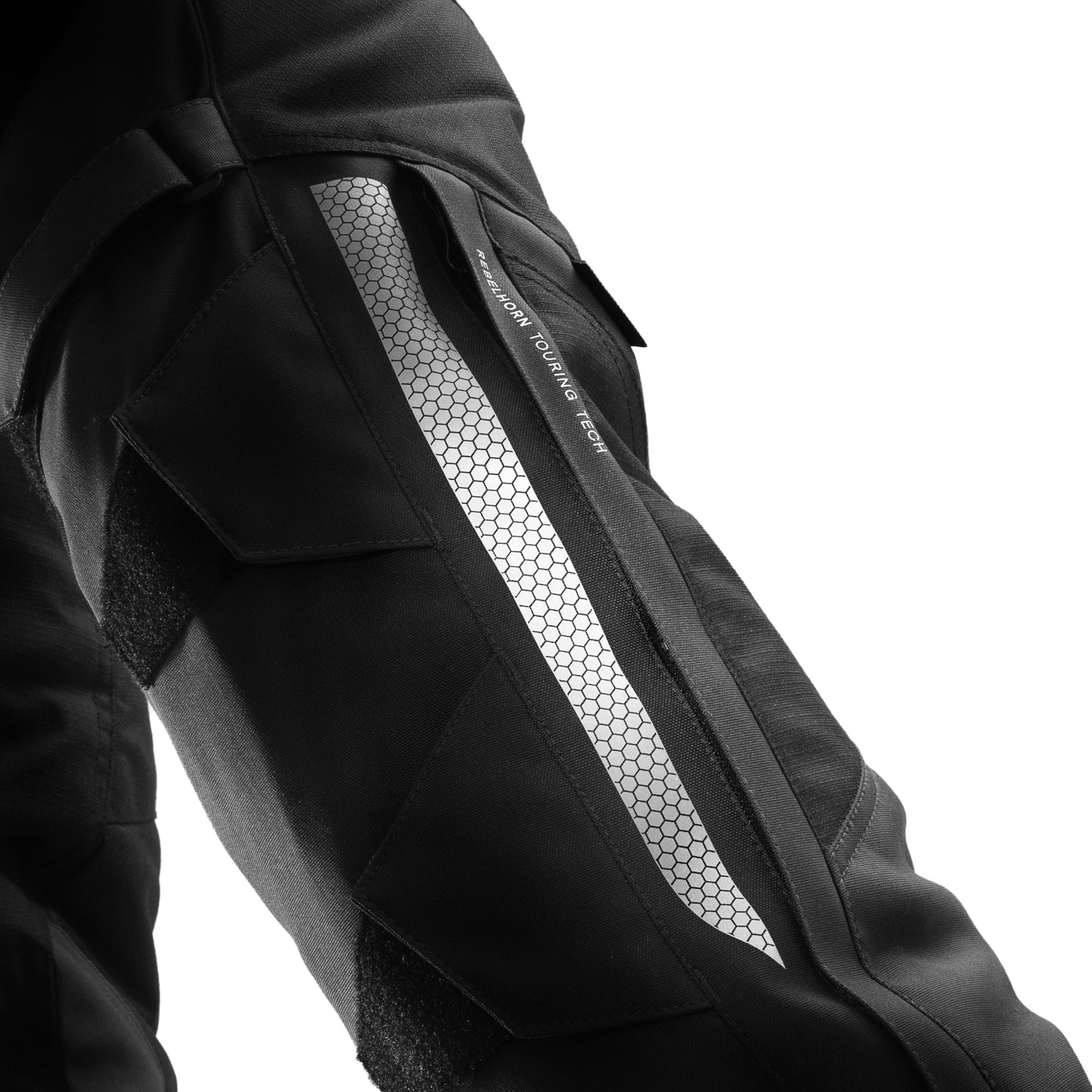 Rebelhorn Hardy 3.0 wasserdichte Motorrad Textilhose schwarz/grau M Abbildung 15