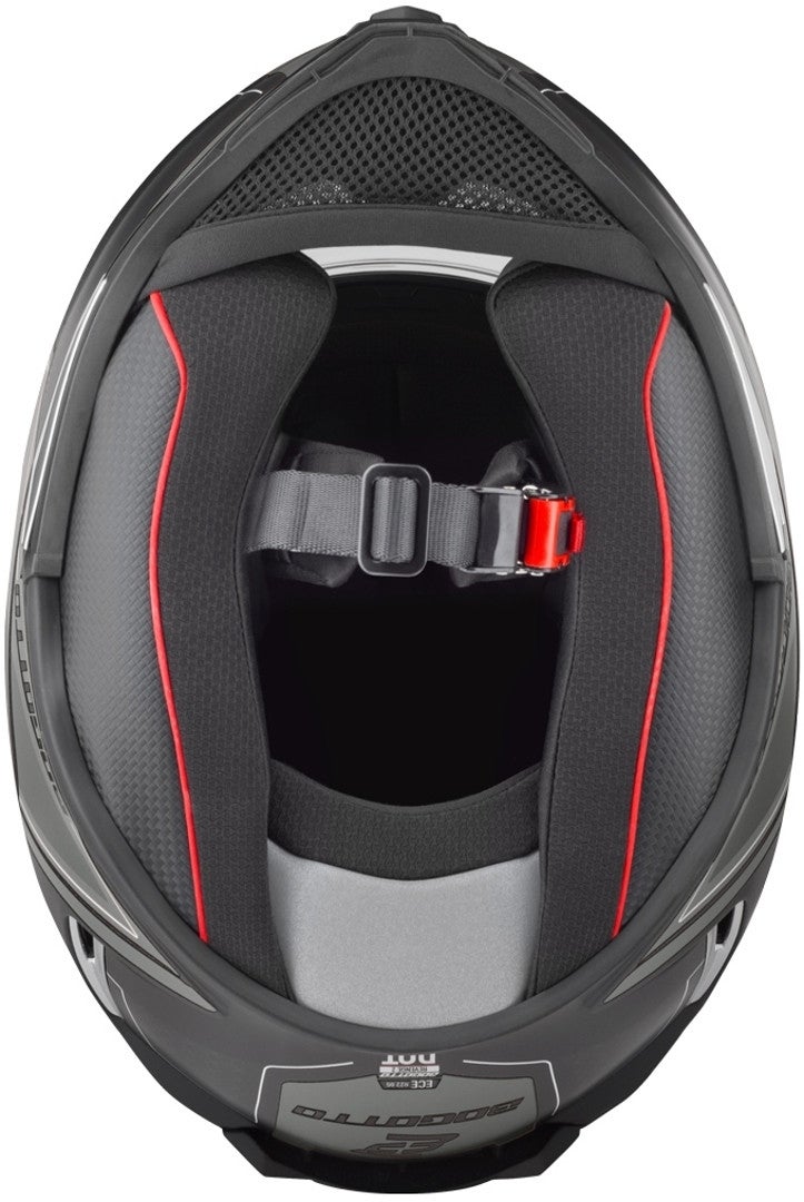 Bogotto FF110 Cinder Casco negro mate/titanio S Figura 5