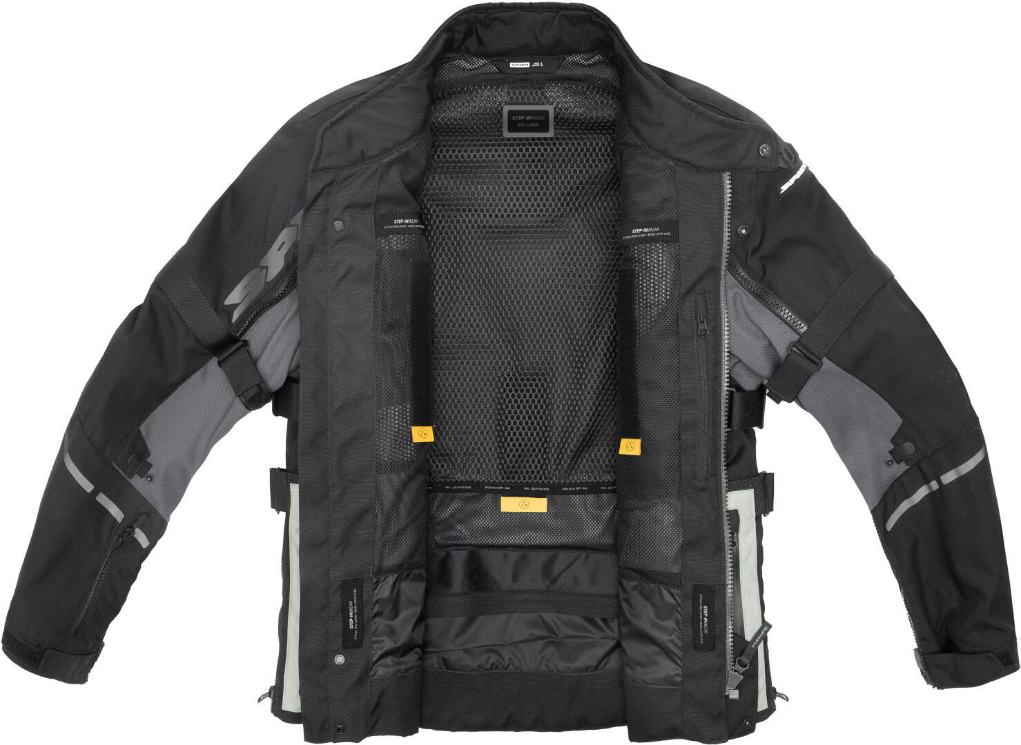 Spidi Hard Track 3 H2Out wasserdichte Motorrad Textil Jacke eis M Abbildung 6
