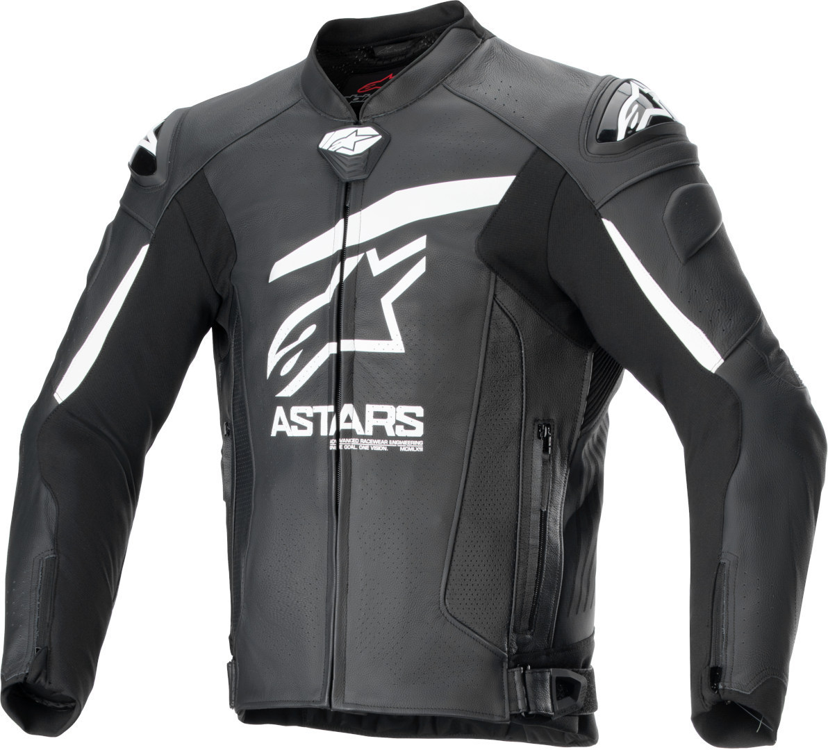 Alpinestars GP Plus R V4 Airflow perforated Motorcycle Leather Jacket black/white 52 Figure 1