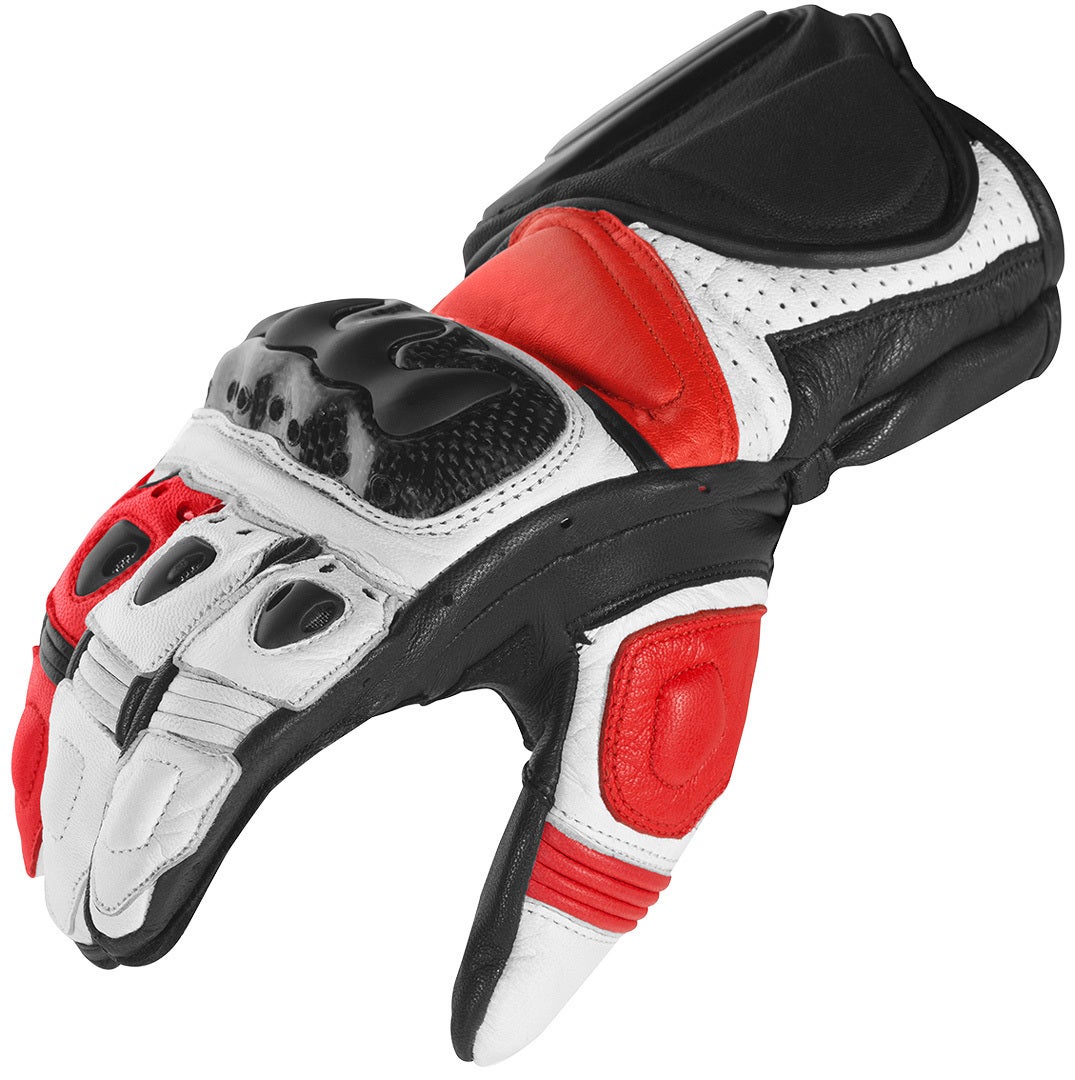 Arlen Ness Sprint Motorcykel handsker sort/rød/hvid M Figur 3