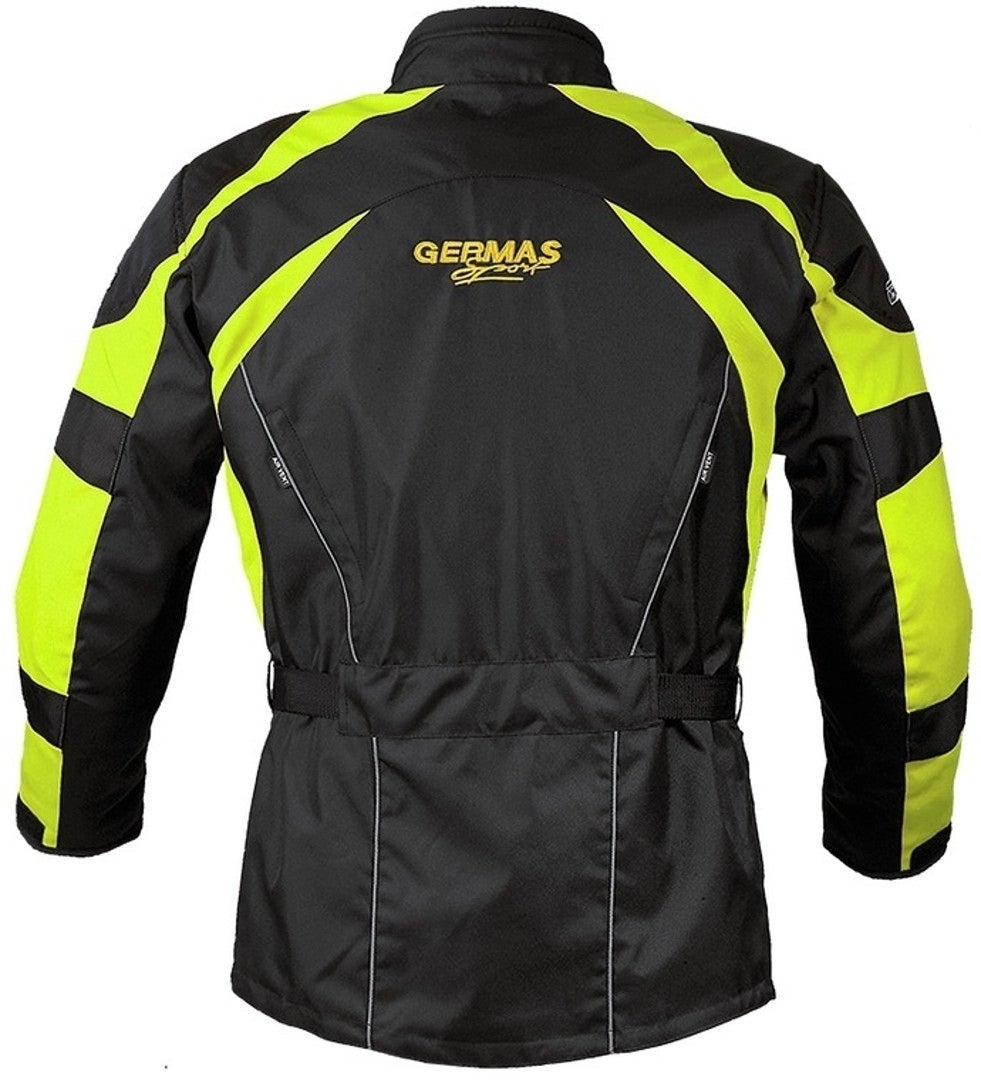GMS Twister Motorcycle Textile Jacket black/yellow 9XL Figure 2