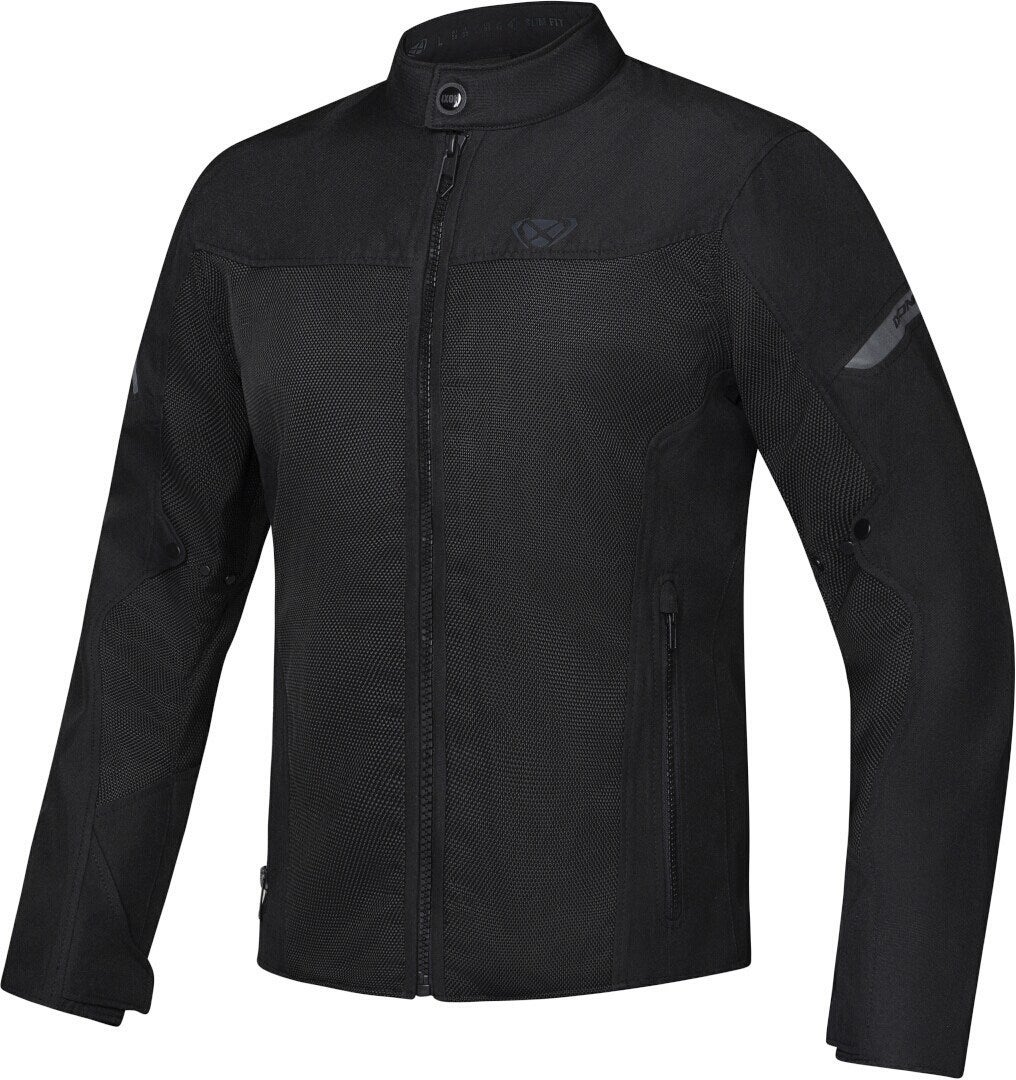 Ixon Fresh Slim waterproof Motorcycle Textile Jacket black 5XL Figure 1