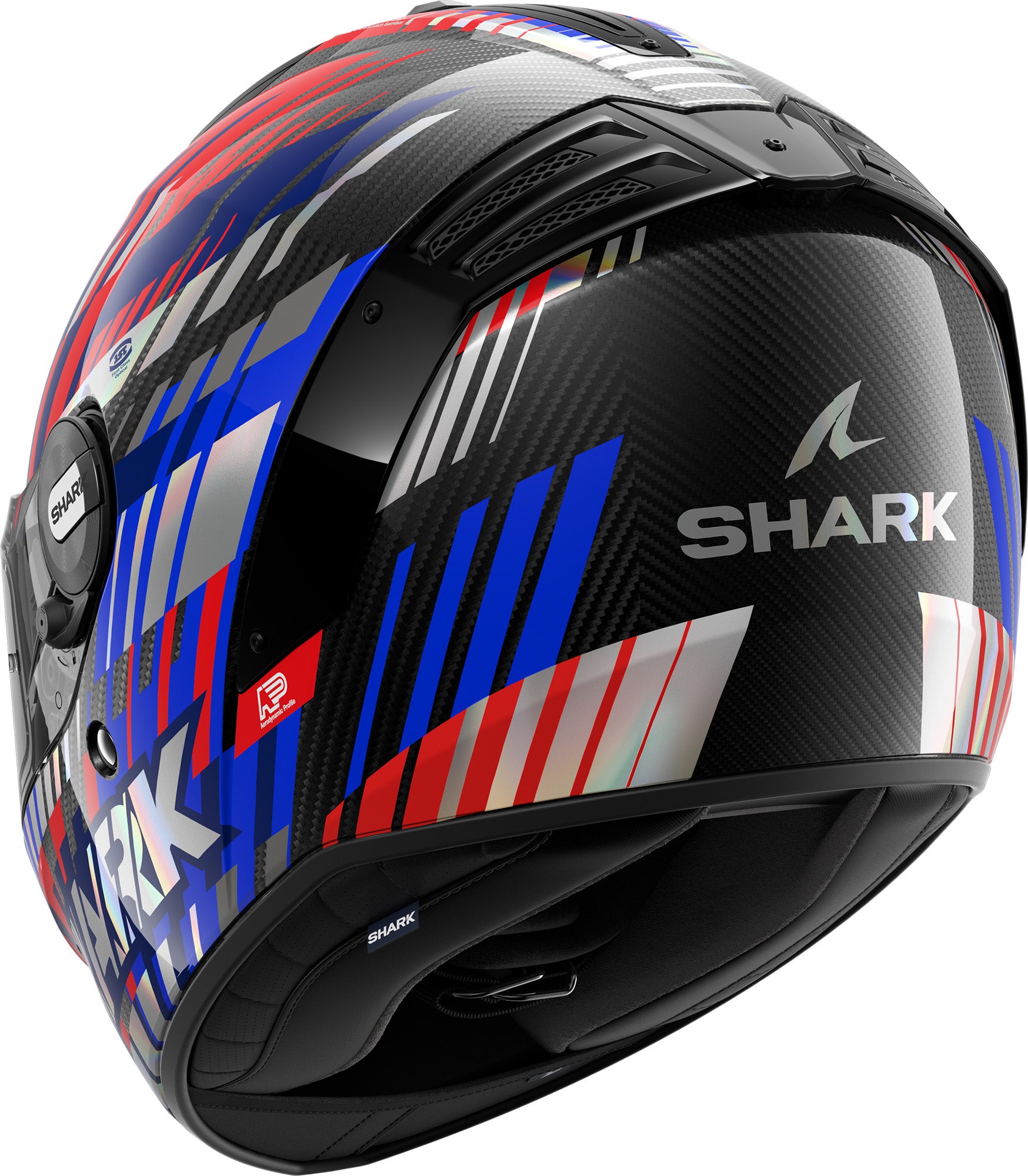 Shark Spartan RS Carbon Vibetrack Cască Negru/Roșu/Albastru M (57/58) Figura 2