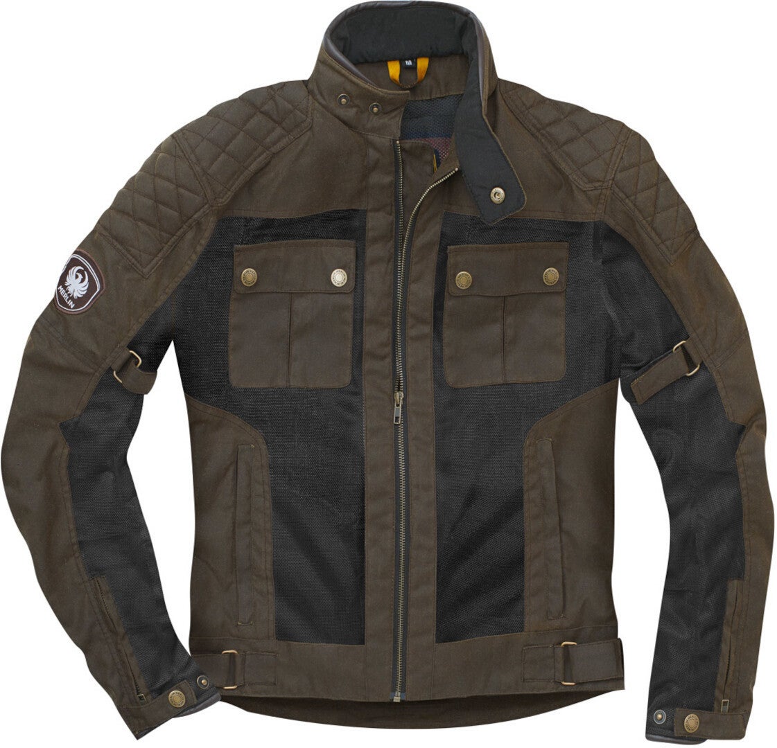 Merlin Shenstone Giacca cerata moto marrone XXL Figura 6