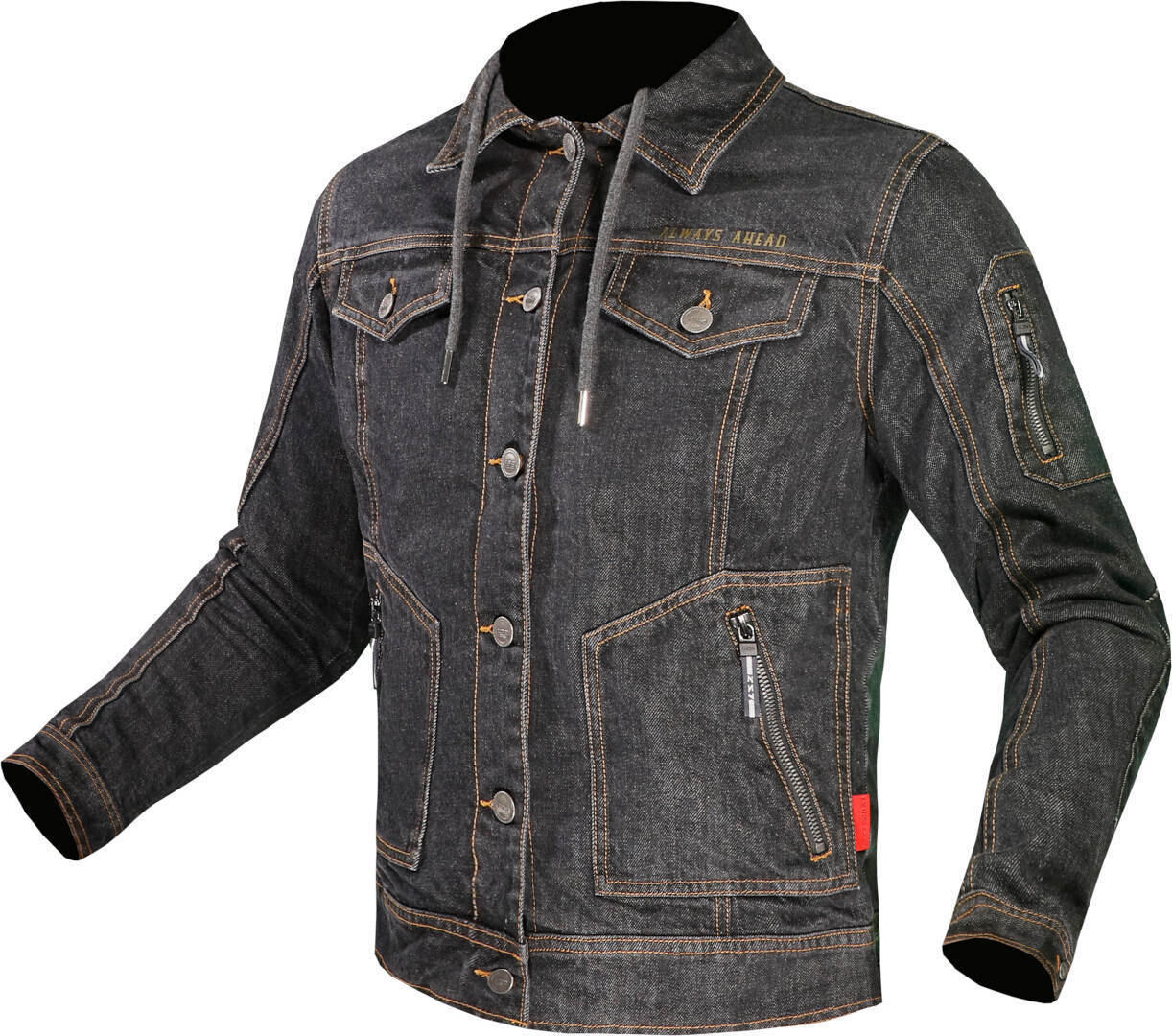 LS2 Oaky Dame motorcykel tekstiljakke Sort L Figur 1