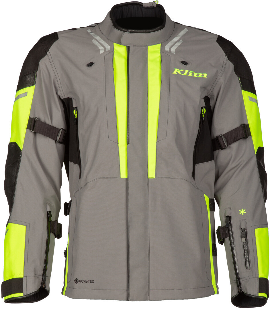 Klim Latitude 2023 Motorcycle Textile Jacket grey/yellow 4XL Figure 5