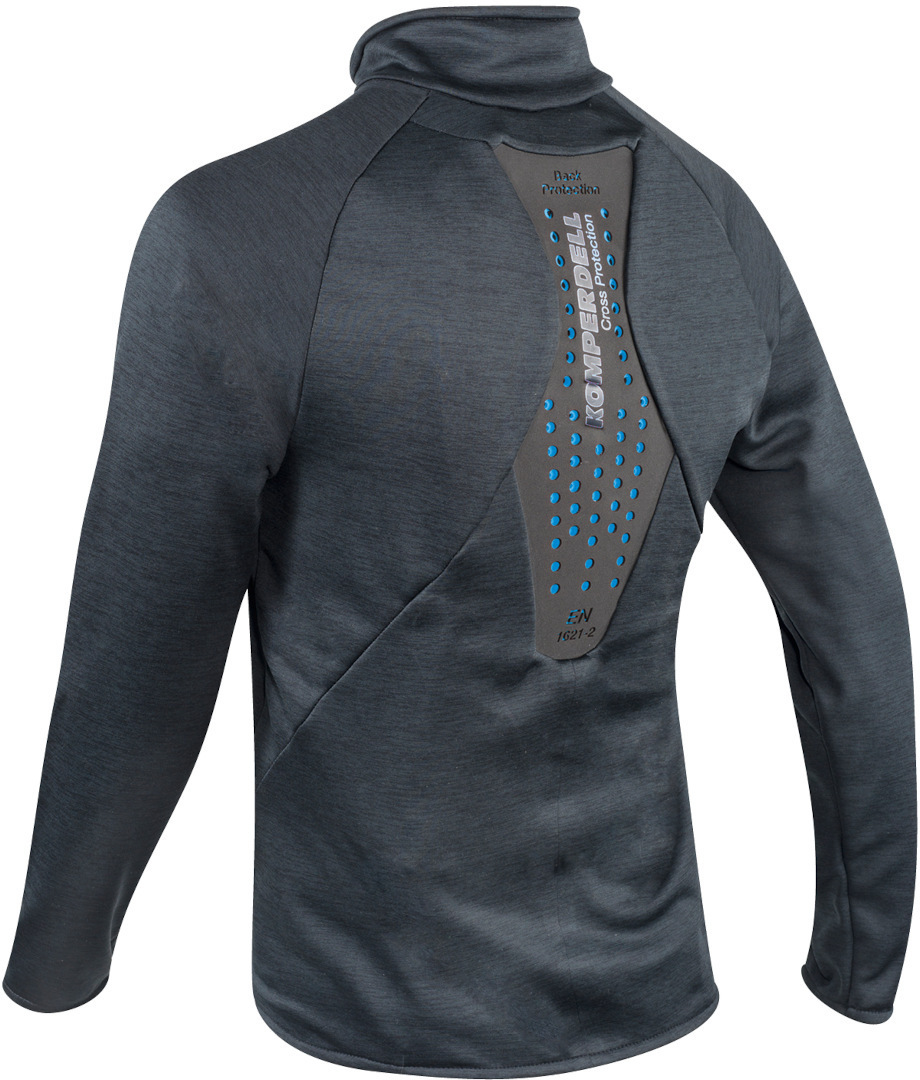 Komperdell Full Zip Sweater Protector Jacket black/blue M Figure 2