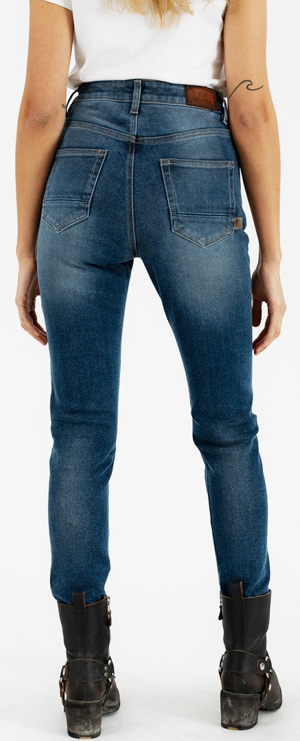 Rokker Rokkertech High Waist Dames motorfiets Jeans 29 L32 Figuur 2