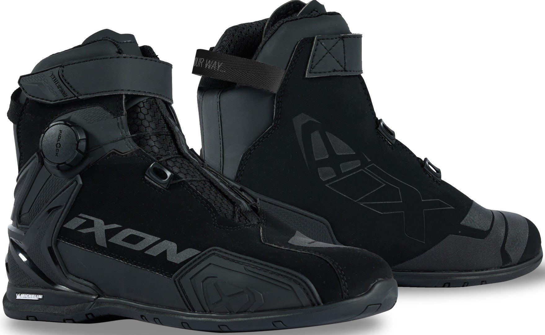 Ixon Bull 2 Chaussures de moto imperméables noir 45 Figure 1