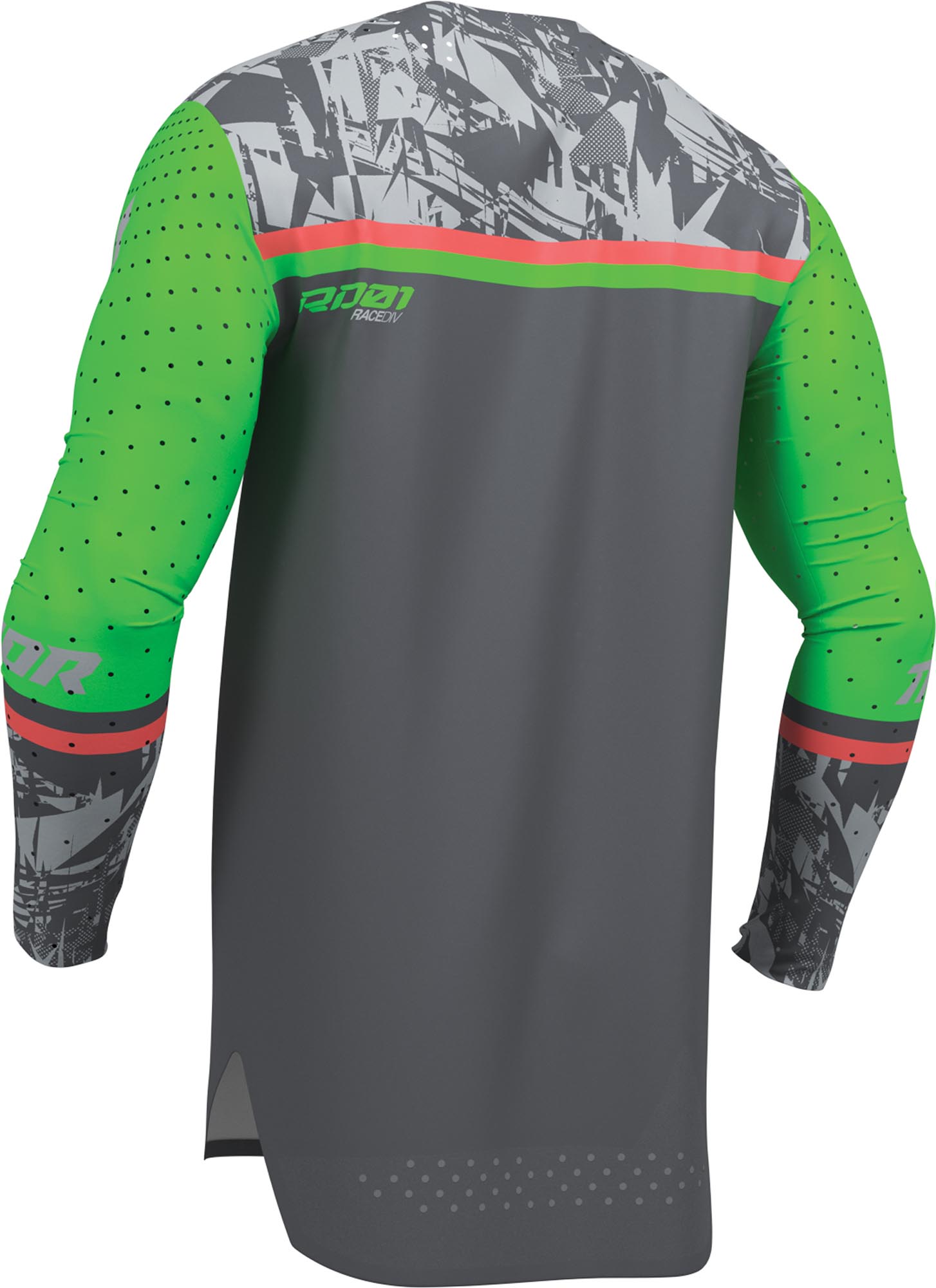 Thor Sportmode Punkd Motocross Jersey grey/green M Figure 2