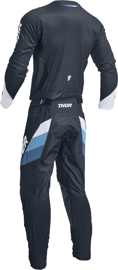 Thor Pulse Tactic Motocross Jersey azul escuro M Figura 4