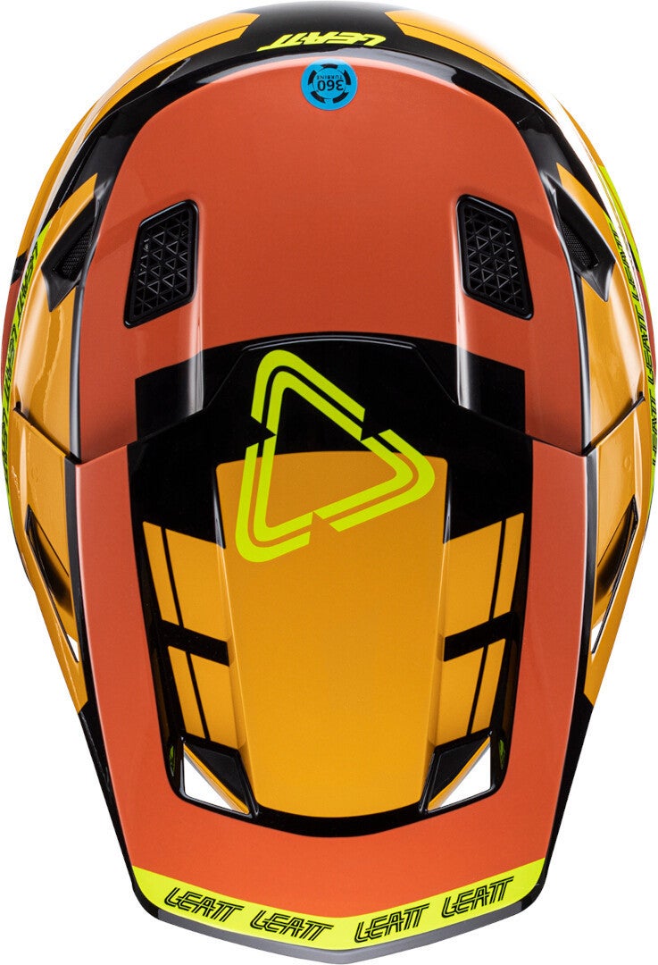 Leatt 7.5 V24 Capacete de Motocross com Óculos preto/laranja L (59/60) Figura 2
