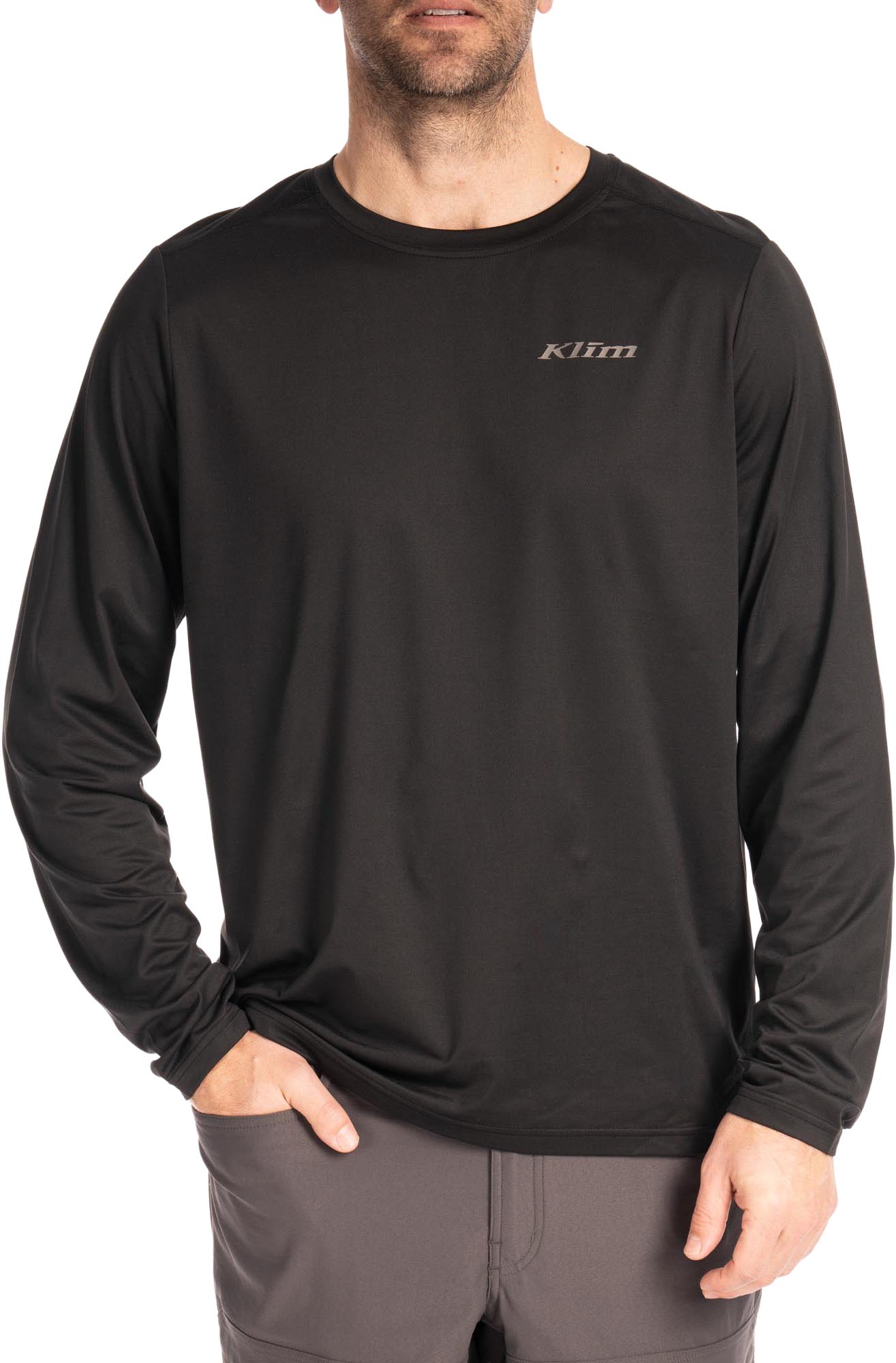 Klim Static Peak Camicia a maniche lunghe nero 3XL Figura 1