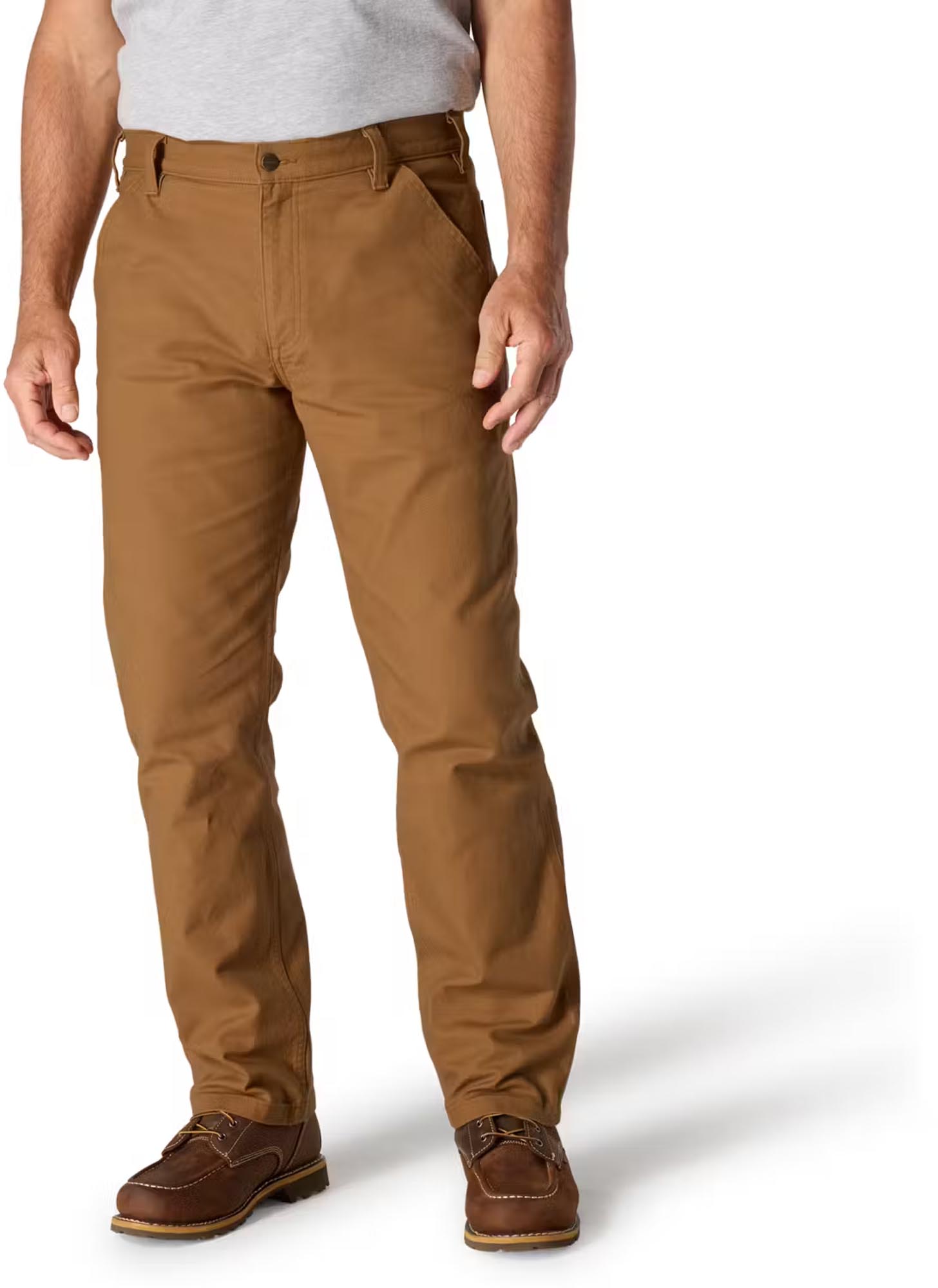 Carhartt Loose Straight Rugged Flex Duck Dungaree Pants brown 33/32 Figure 2