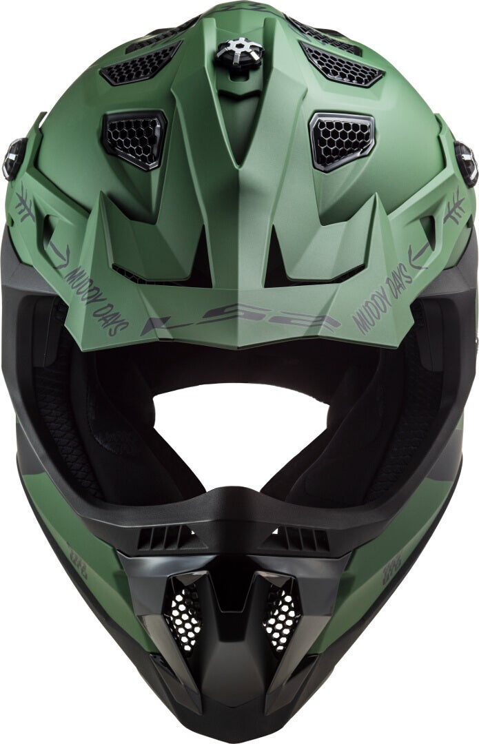 LS2 MX700 Subverter Evo Cargo Casco motocross Green matt L (59/60) Figura 2