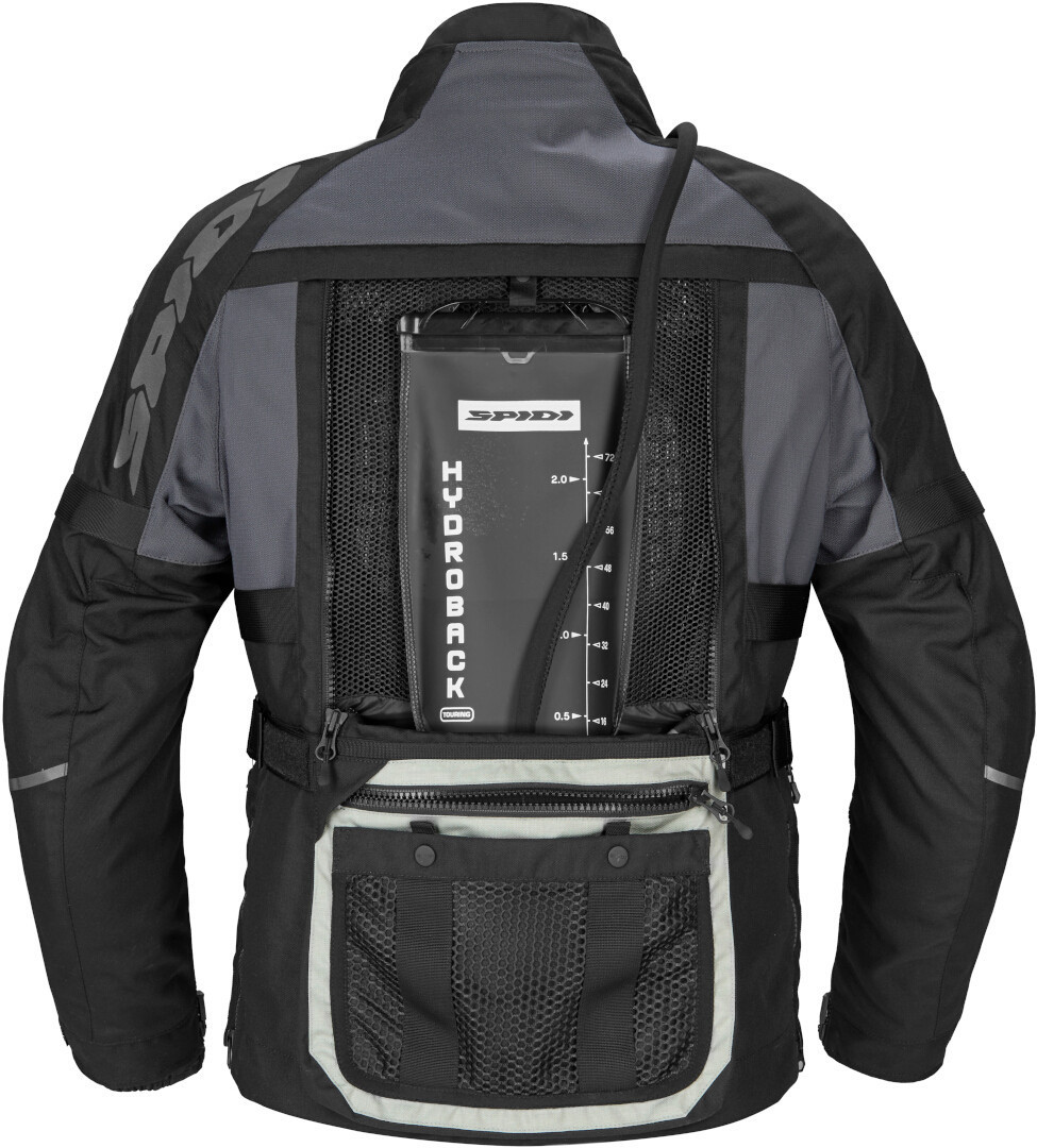 Spidi Hard Track 3 H2Out wasserdichte Motorrad Textil Jacke eis M Abbildung 2