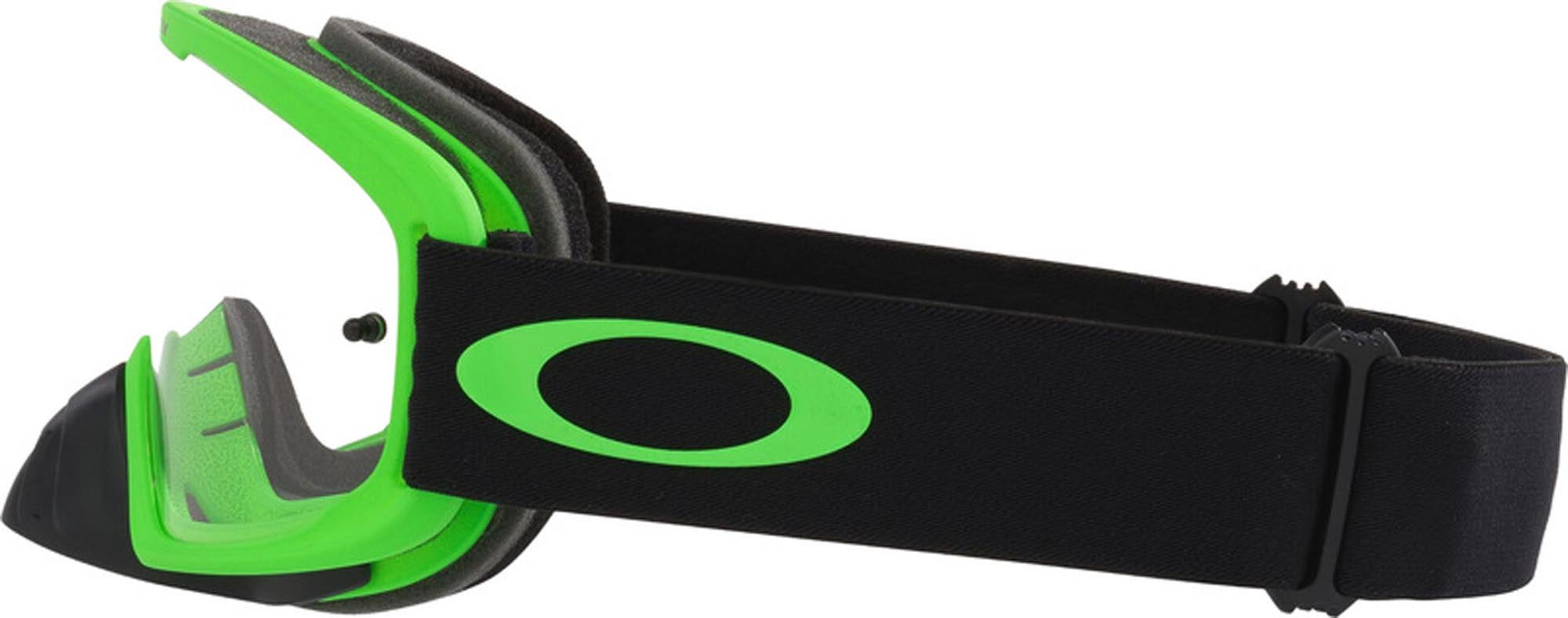 Oakley O-Frame 2.0 Pro Ochelari de motocross transparent verde neon Figura 3
