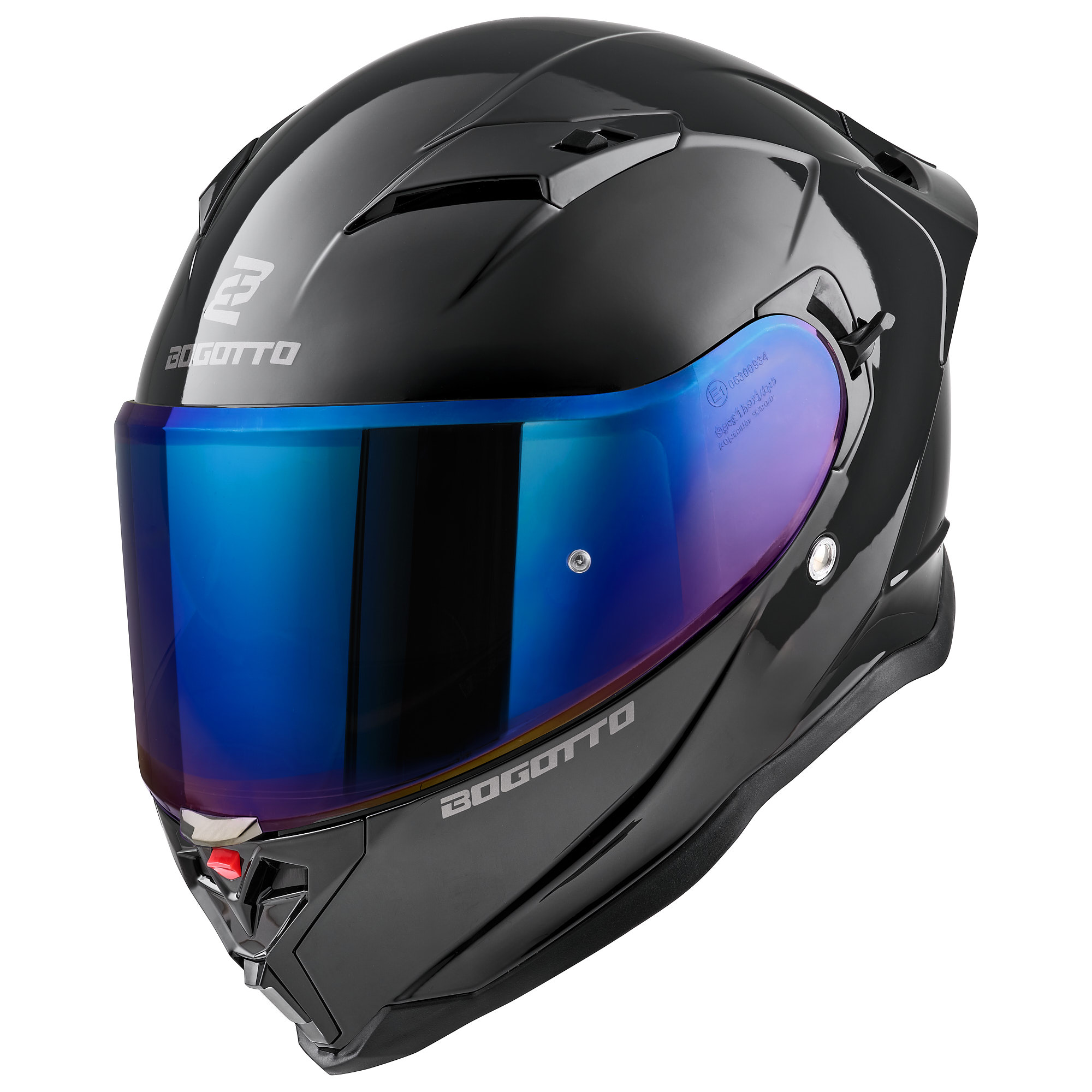 Bogotto H153 Helmet black L (59/60) Figure 8